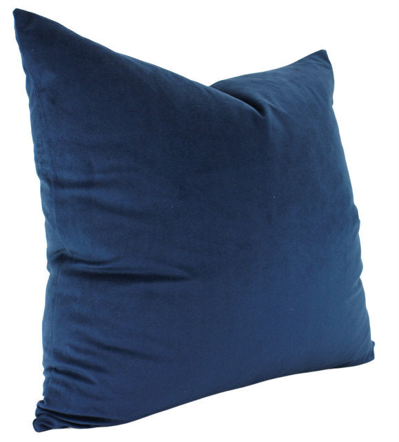 NF Living Cushion - Aria Feather Filled Velvet - Navy 55x55cm