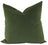NF Living Cushion - Aria Feather Filled Velvet - Olive 55x55cm