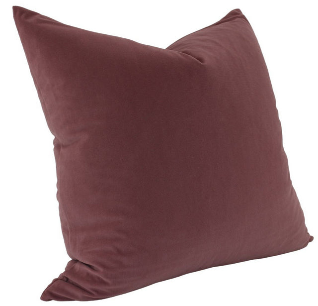 NF Living Cushion - Aria Feather Filled Velvet - Soft Berry 55x55cm