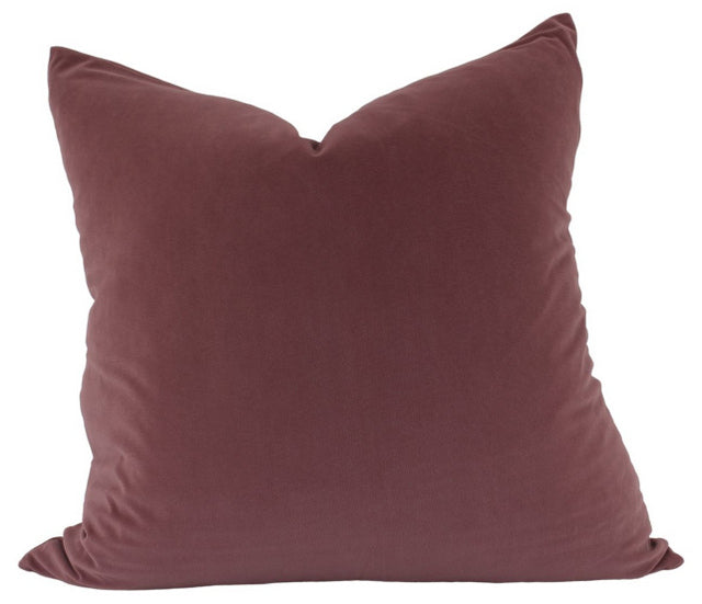 NF Living Cushion - Aria Feather Filled Velvet - Soft Berry 55x55cm