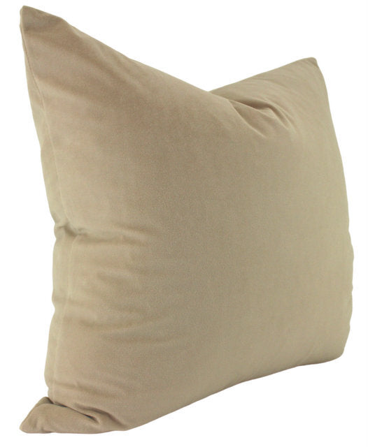 NF Living Cushion - Aria Feather Filled Velvet - Ivory 55x55cm
