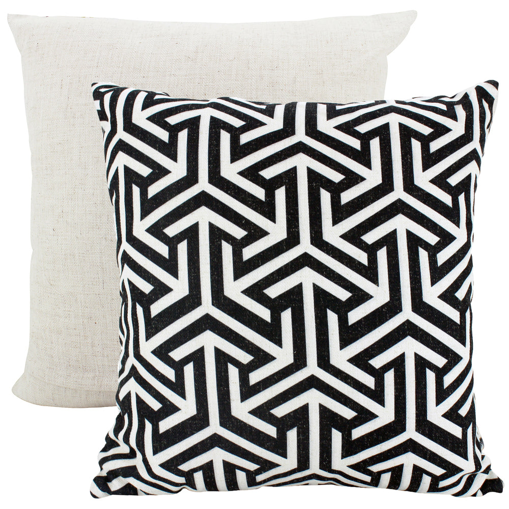 NF Living Linen Cushion - Arrow Fury 50x50cm