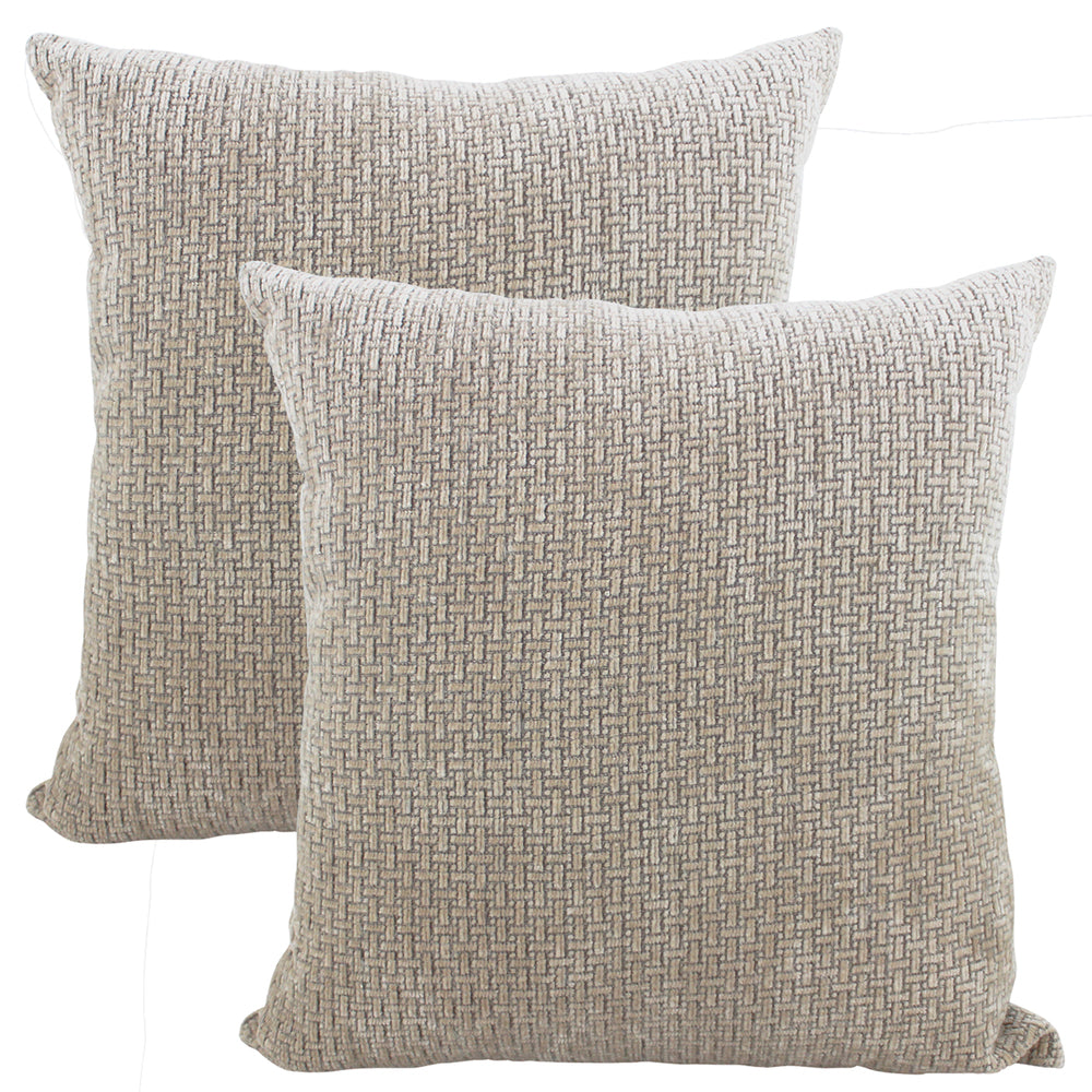 NF Living Weaved Cushion - Beige 50x50cm