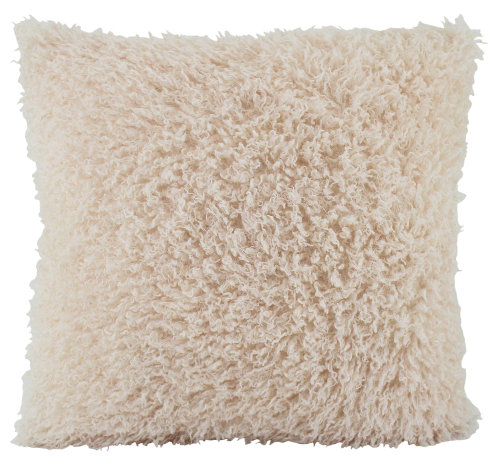 NF Living Cushion - White Floofy 50x50cm