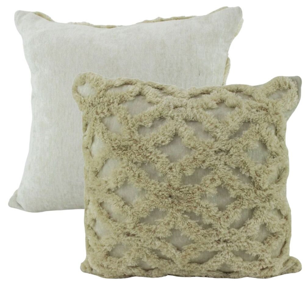 NF Living Cushion - White Kelso 45x45cm