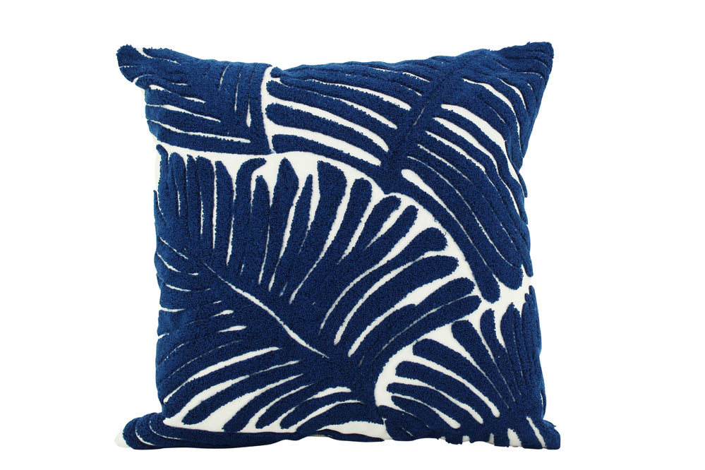 NF Living Cushion - Navy Good Leaf 45x45cm
