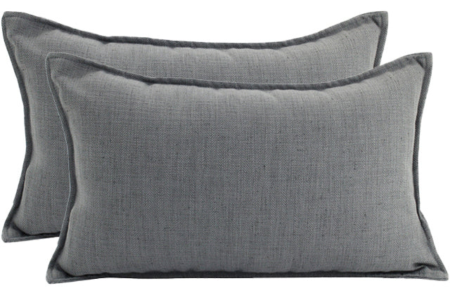 NF Living Linen Cushion - Dark Grey 30x50cm