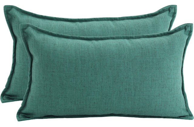 NF Living Linen Cushion - Green 30x50cm