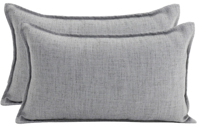 NF Living Linen Cushion - Light Grey 30x50cm