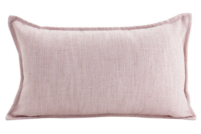 NF Living Linen Cushion - Baby Pink 30x50cm