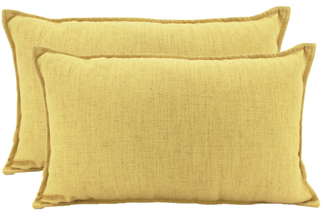 NF Living Linen Cushion - Yellow 30x50cm
