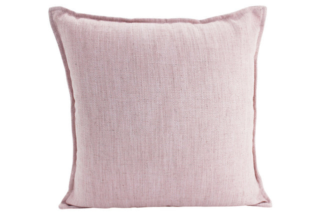 NF Living Linen Cushion - Baby Pink 45x45cm