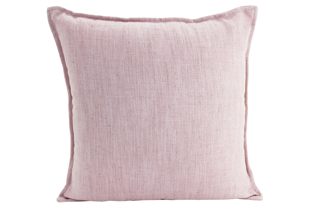 NF Living Linen Cushion - Baby Pink 55x55cm
