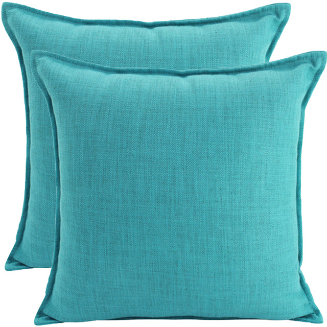 NF Living Linen Cushion - Turquoise 55x55cm