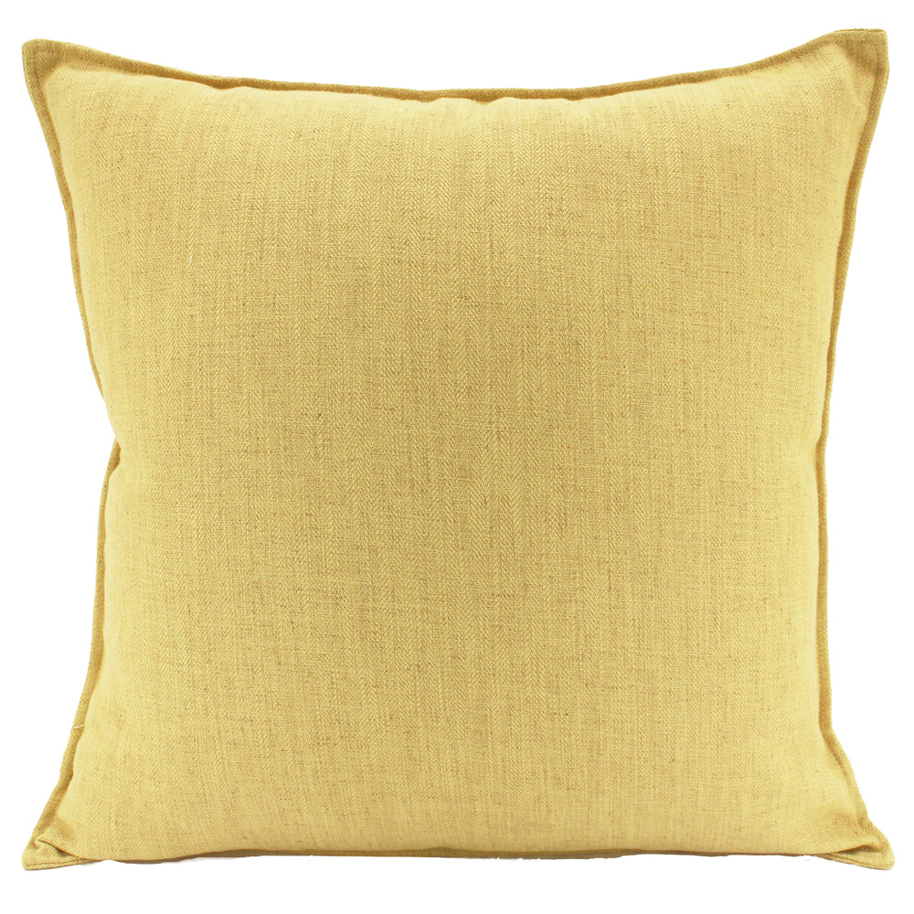 NF Living Linen Cushion - Yellow 55x55cm