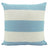 NF Living Linen Cushion - Sky Blue Stripe 55x55cm