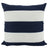 NF Living Linen Cushion - Navy Stripe 55x55cm