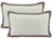 NF Living Linen Jute Lumbar Cushion - Beige 30x50cm
