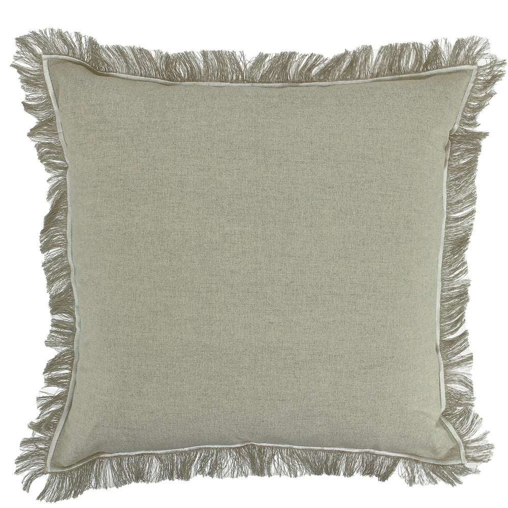 NF Living Finagle Linen Cushion - Beige 50x50cm