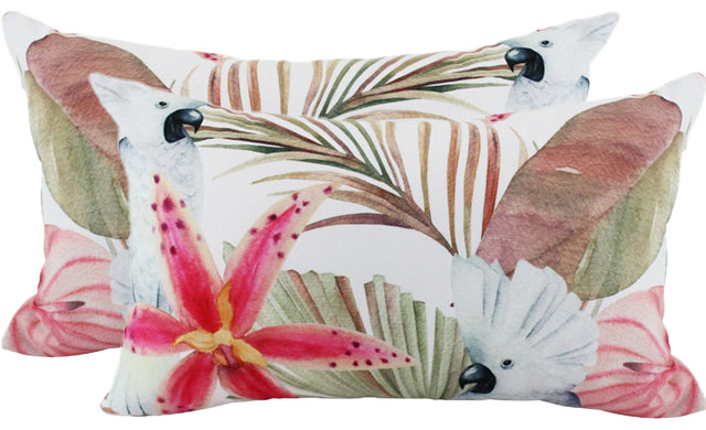 NF Living Outdoor Lumbar Cushion - Pinky-Too 30x50cm