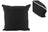 NF Living Outdoor Cushion - Black Basic with Piping 50x50cm