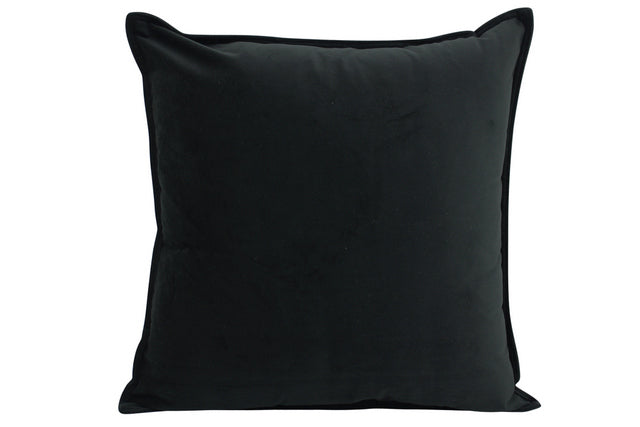 NF Living Velvet Cushion - Black 45x45cm