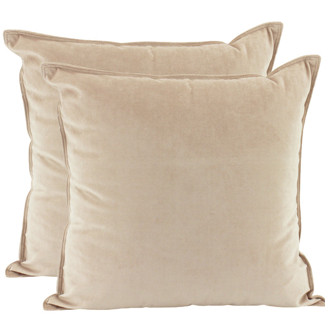 NF Living Velvet Cushion - Nude 45x45cm