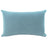 NF Living Velvet Brick Lumbar Cushion - Steel Blue 30x50cm