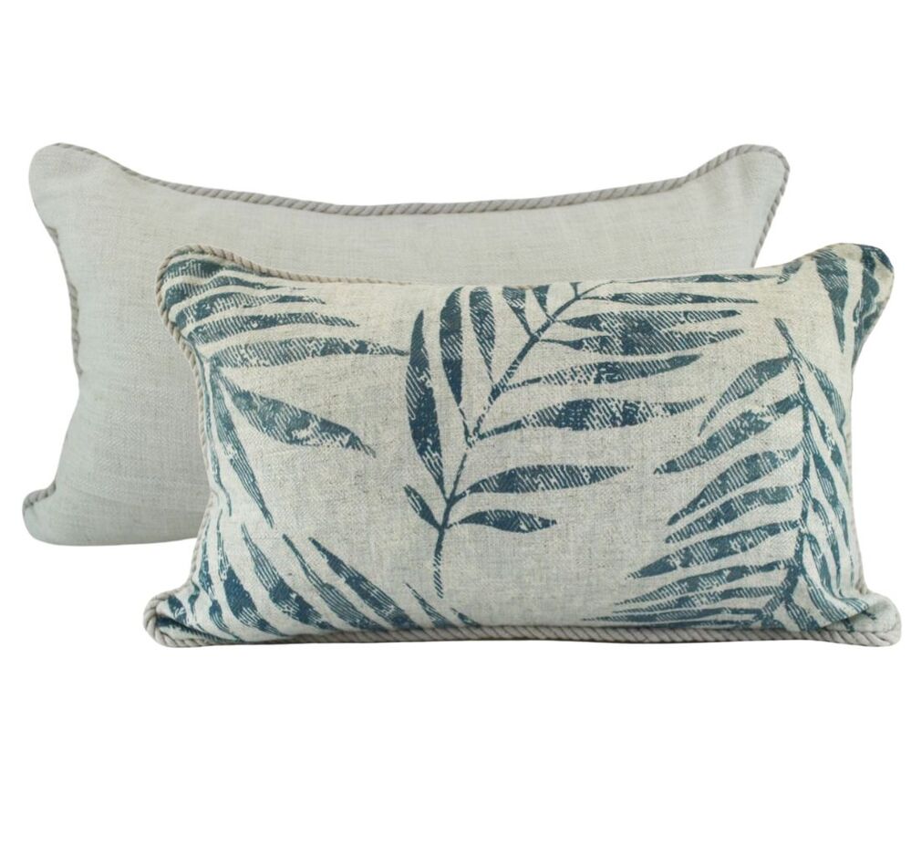 NF Living Linen Lumbar Cushion - Culture Stalk 30x50cm