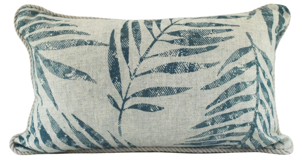 NF Living Linen Lumbar Cushion - Culture Stalk 30x50cm