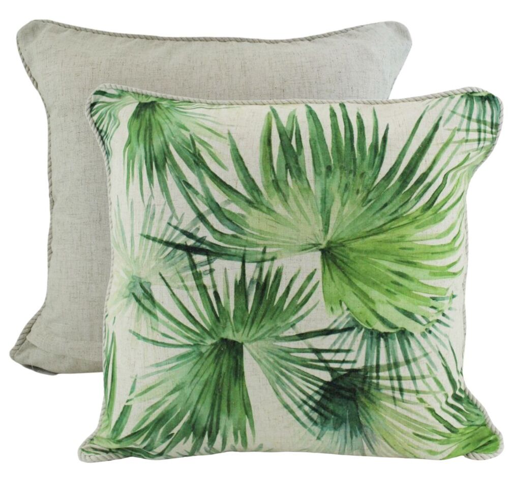 NF Living Linen Cushion - Under Palms 50x50cm