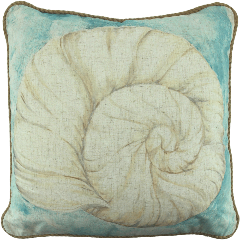 NF Living Linen Cushion - Shell I Compare 50x50cm
