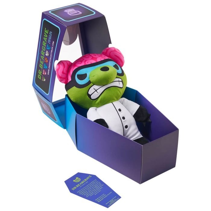 Deddy Bear - Plush in Coffin - Dr. Beargrave 30cm