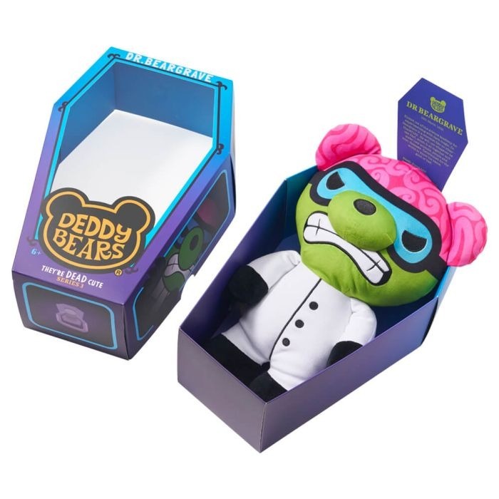 Deddy Bear - Plush in Coffin - Dr. Beargrave 30cm