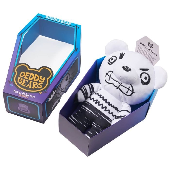 Deddy Bear - Plush in Coffin - Doodlebear 30cm