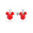 Couture Kingdom - Disney - Mickey Mouse Bauble Stud Earrings White Gold
