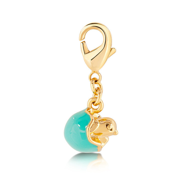 Couture Kingdom - Disney - Tinker Bell Bird Necklace Charm Yellow Gold
