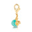 Couture Kingdom - Disney - Tinker Bell Bird Necklace Charm Yellow Gold