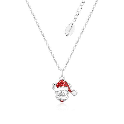 Couture Kingdom - Disney - Mickey Mouse Holiday Necklace White Gold