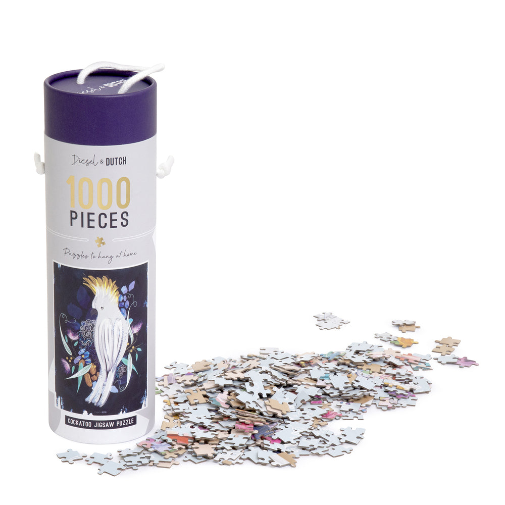 Diesel & Dutch Wall Puzzle 1000pc - Cockatoo
