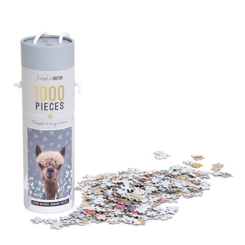 Diesel & Dutch Wall Puzzle 1000pc - Elvis Alpaca