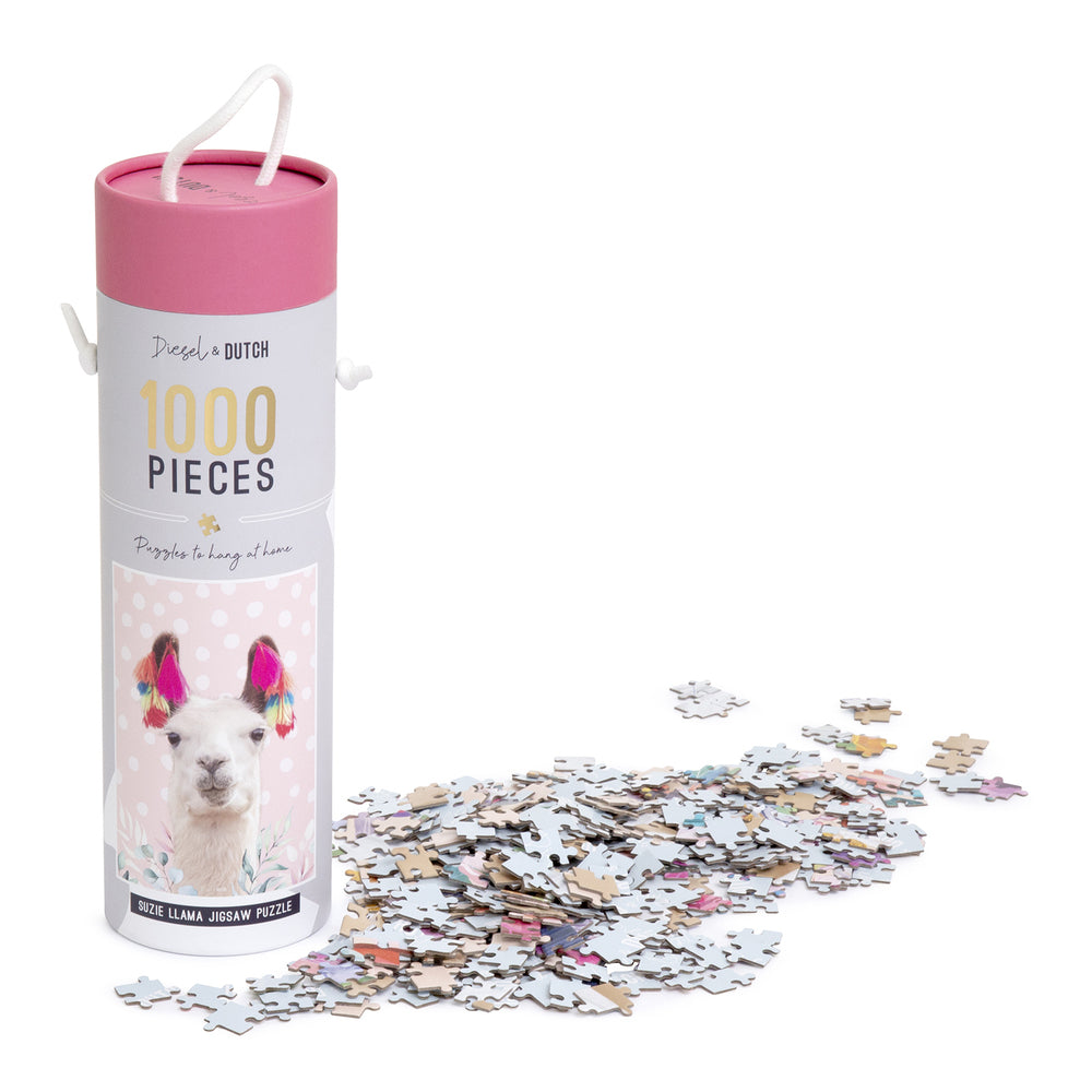 Diesel & Dutch Wall Puzzle 1000pc - Suzie Llama