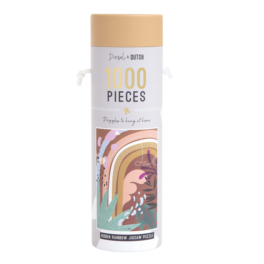Diesel & Dutch Wall Puzzle 1000pc - Hidden Rainbow