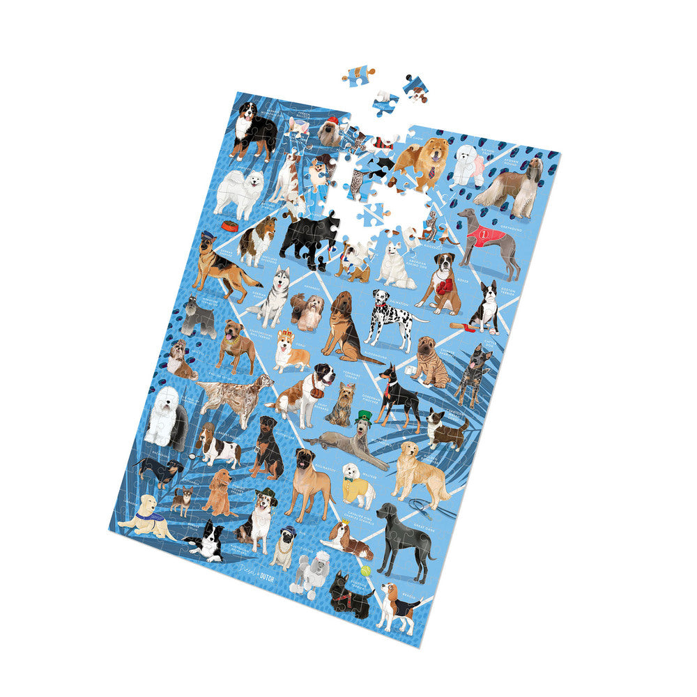 Diesel & Dutch Wall Puzzle 1000pc - Dapper Dogs