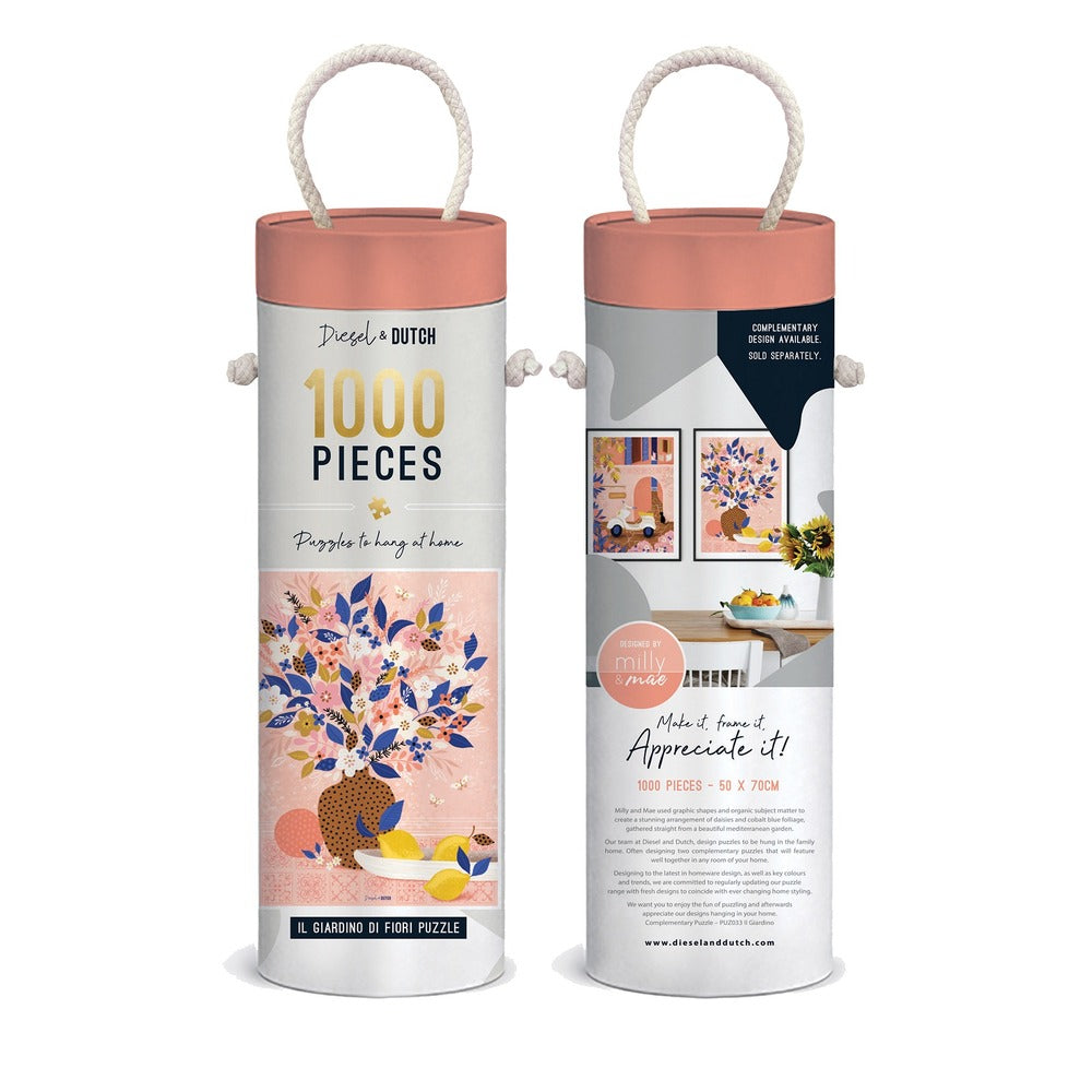 Diesel & Dutch Wall Puzzle 1000pc - Il Giardino Di Fiori