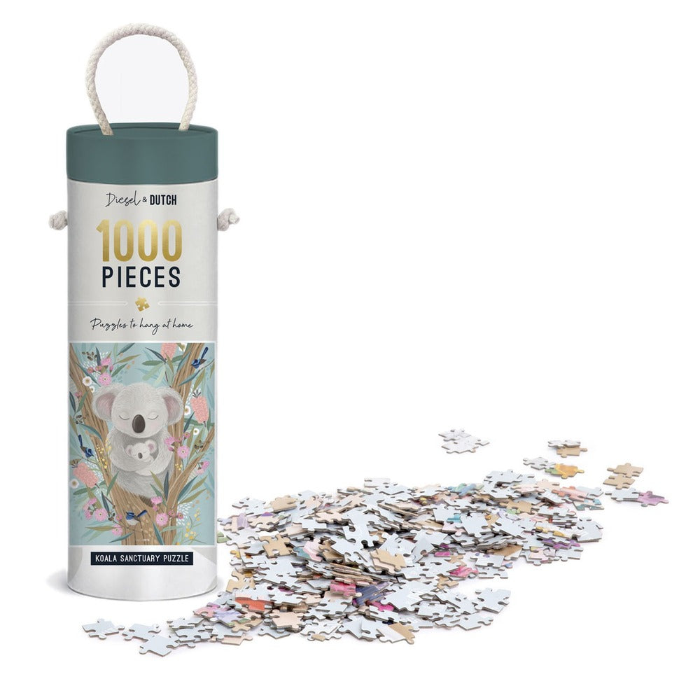 Diesel & Dutch Wall Puzzle 1000pc - Koala Sanctuary