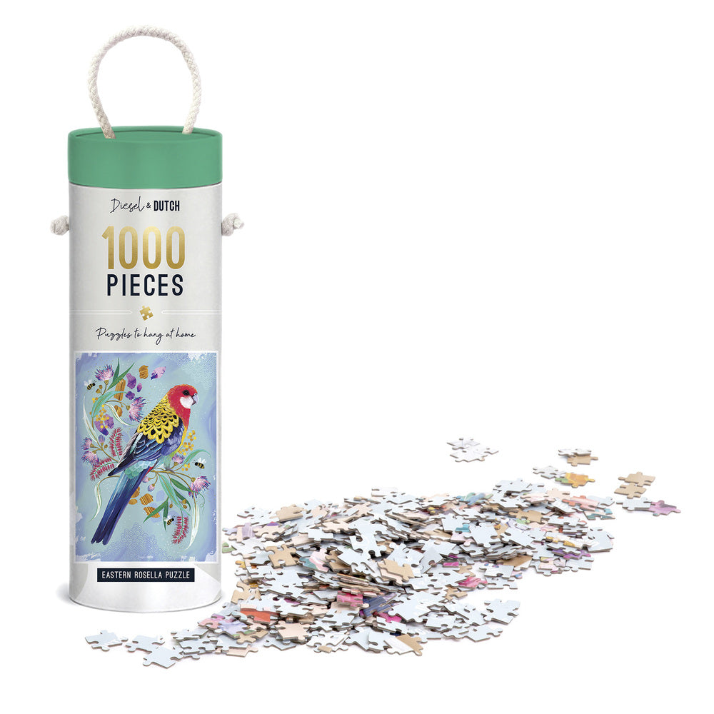 Diesel & Dutch Wall Puzzle 1000pc - Eastern Rosella