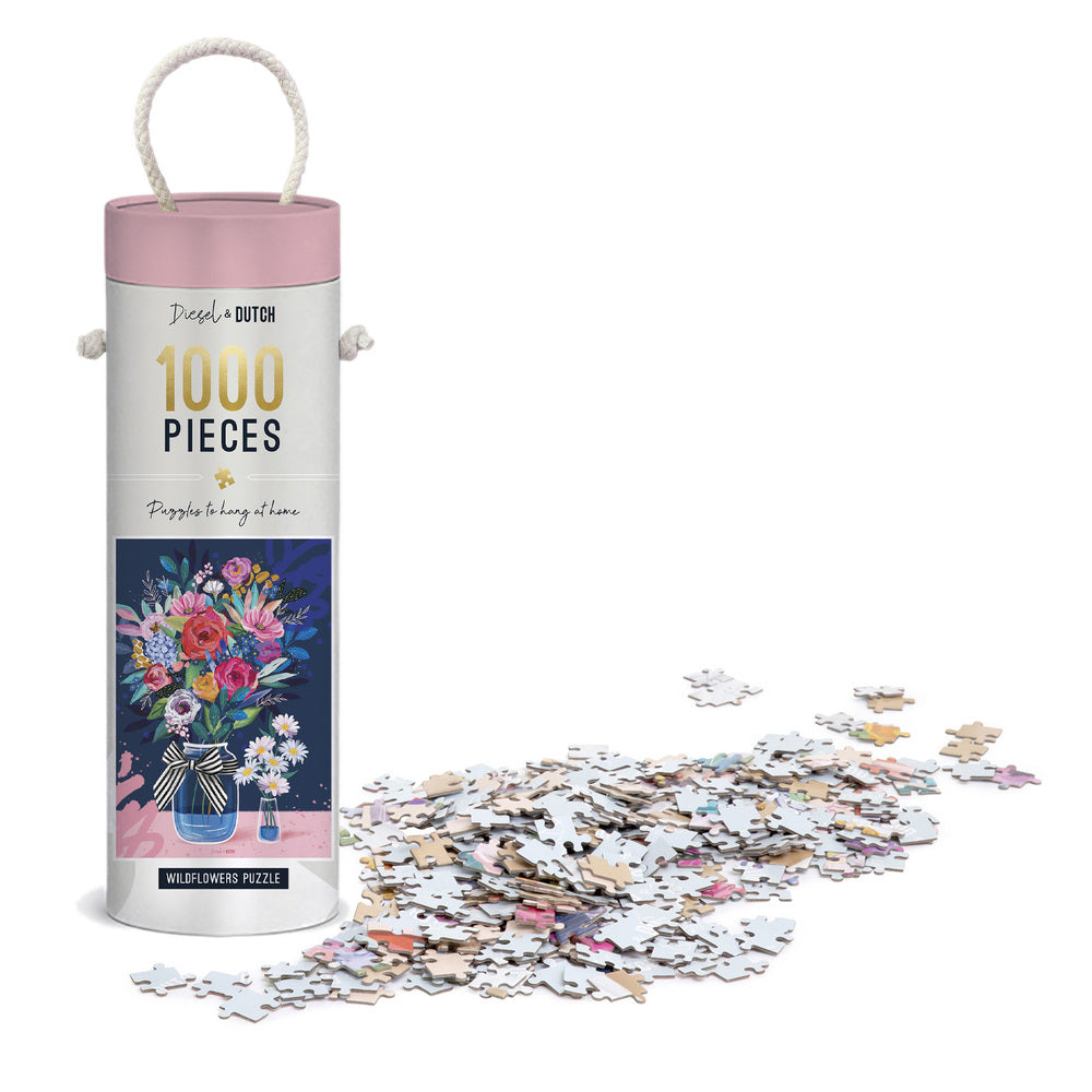 Diesel & Dutch Wall Puzzle 1000pc - Wildflowers