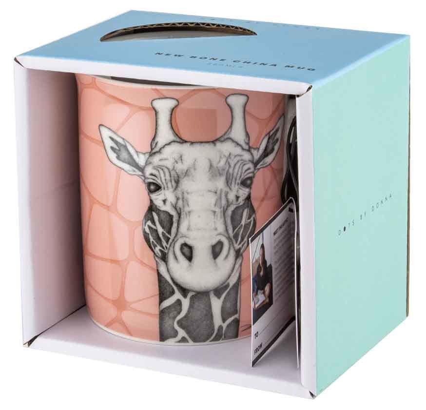 Dots By Donna Mug - Georgi the Giraffe