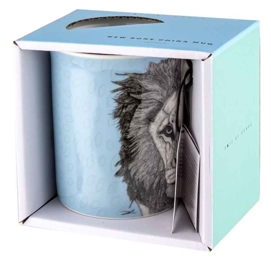 Dots By Donna Mug - Leo the Lion